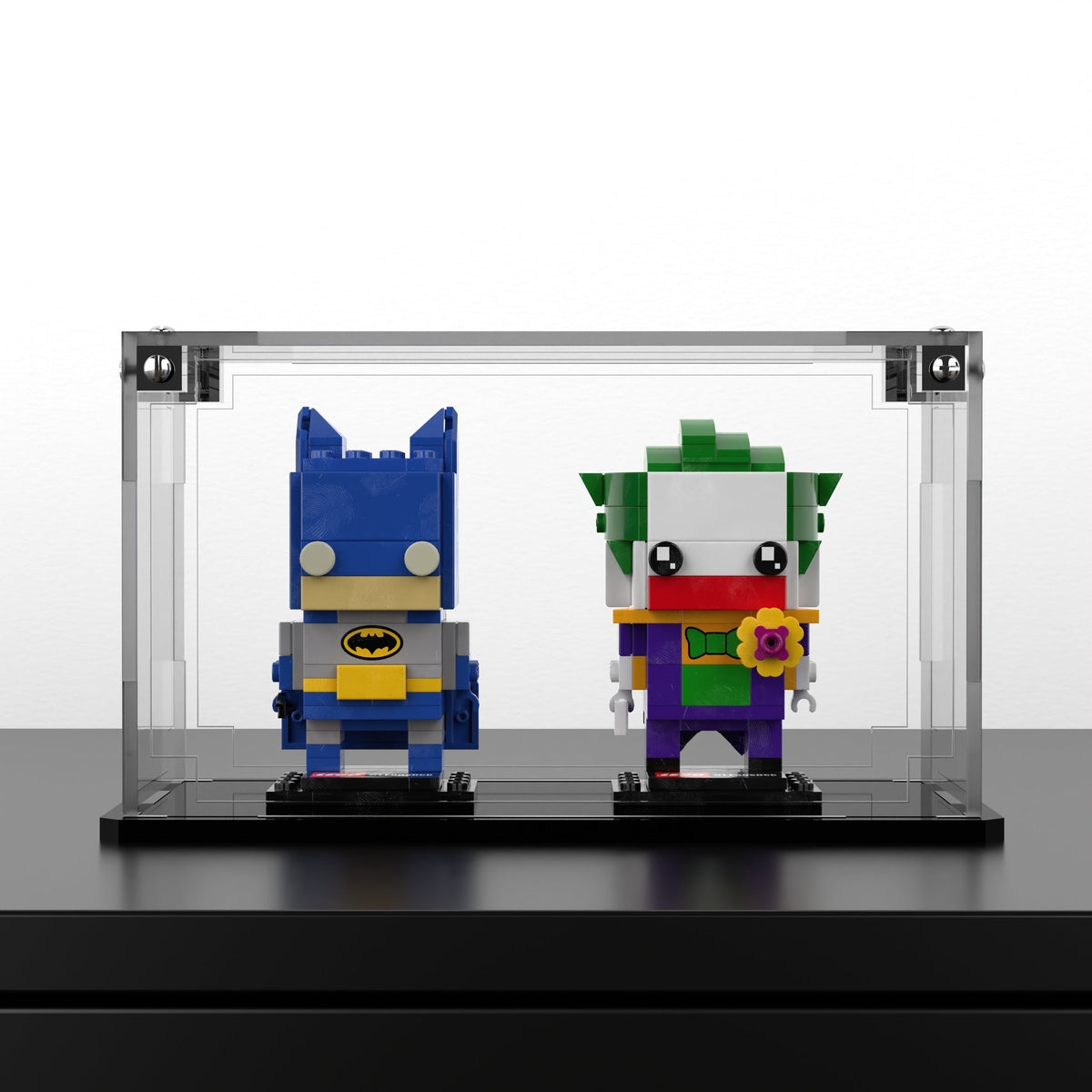 Display Case For LEGO® BrickHeadz DC Comics Super Heroes Batman & Joker 41491