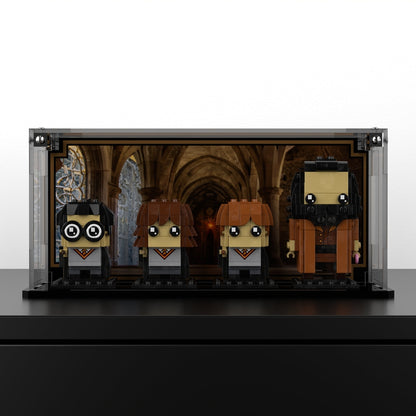 Display Case For LEGO® BrickHeadz Harry, Hermione, Ron & Hagrid™ 40495