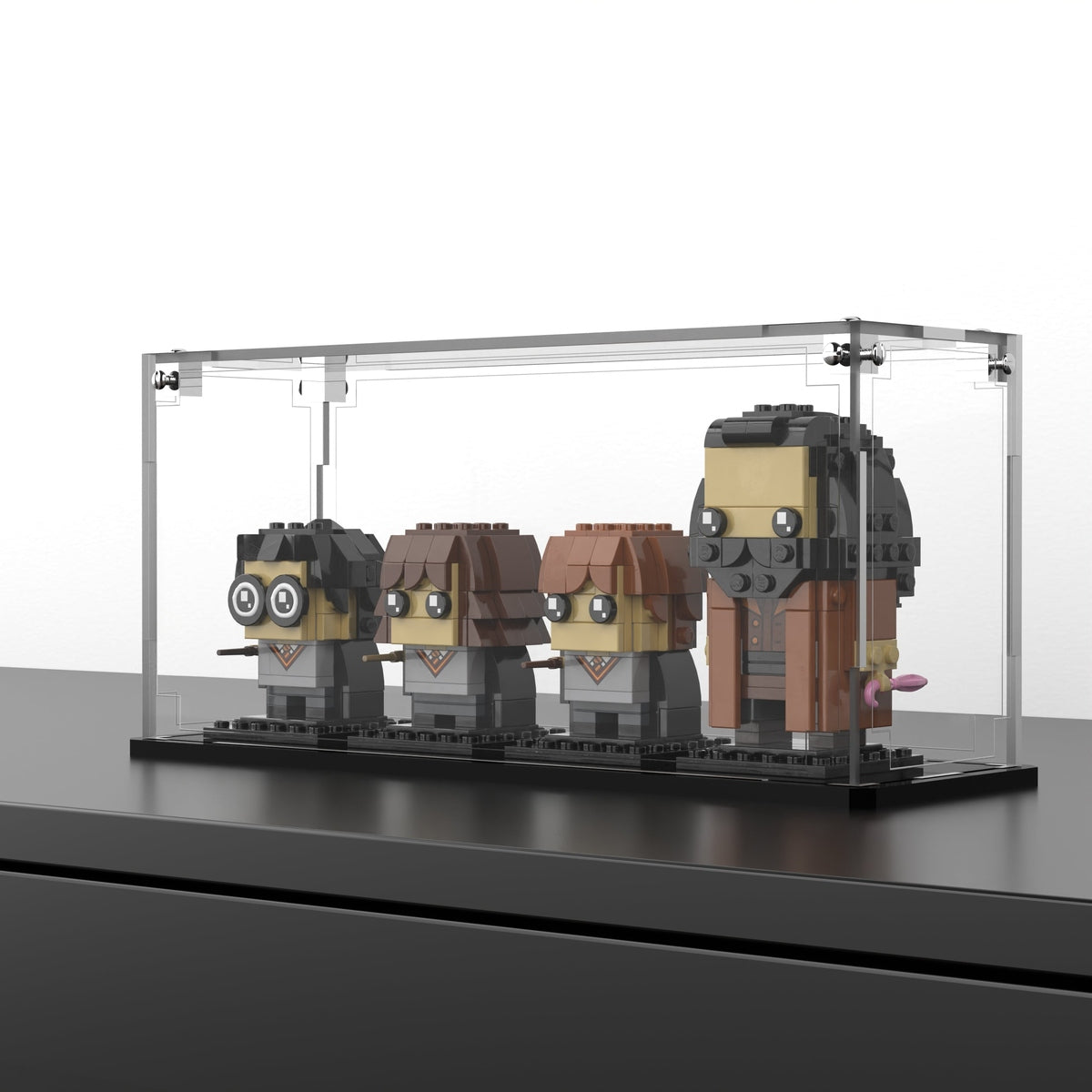 Display Case For LEGO® BrickHeadz Harry, Hermione, Ron & Hagrid™ 40495