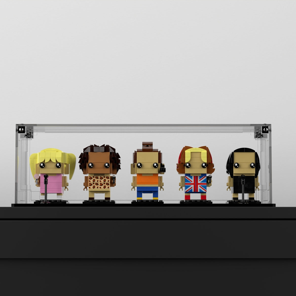 Display Case For LEGO® BrickHeadz Spice Girls Tribute 40548