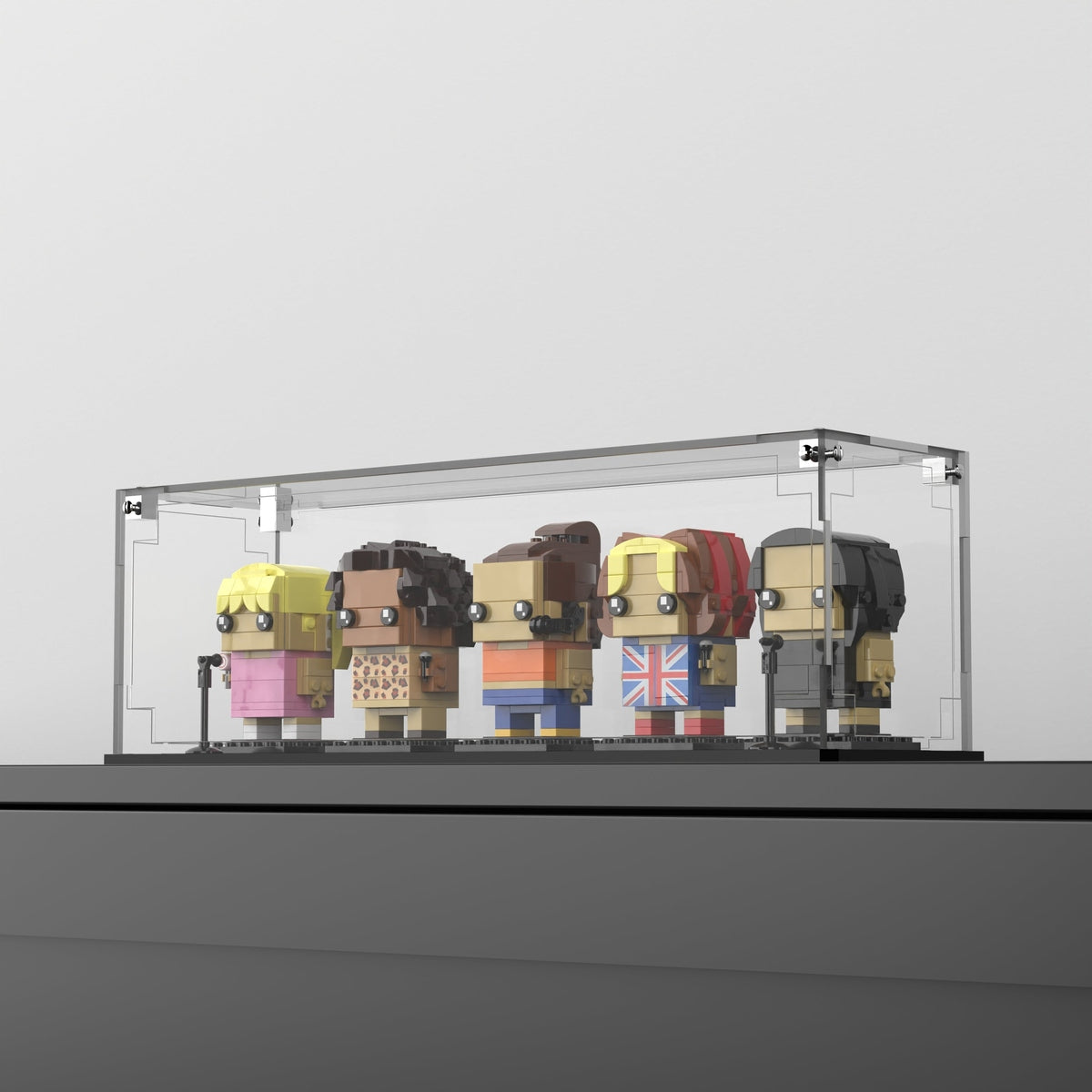 Display Case For LEGO® BrickHeadz Spice Girls Tribute 40548