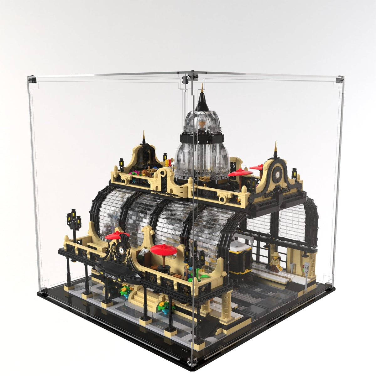 Display Case For LEGO® BrickLink Studgate Train Station 910002