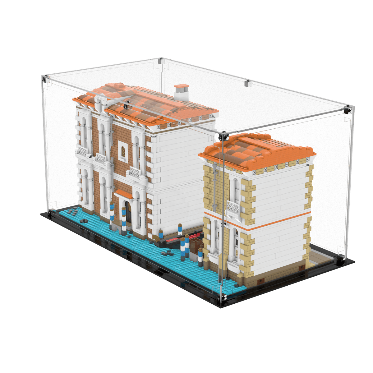 Display Case For LEGO® BrickLink Venetian Houses 910023