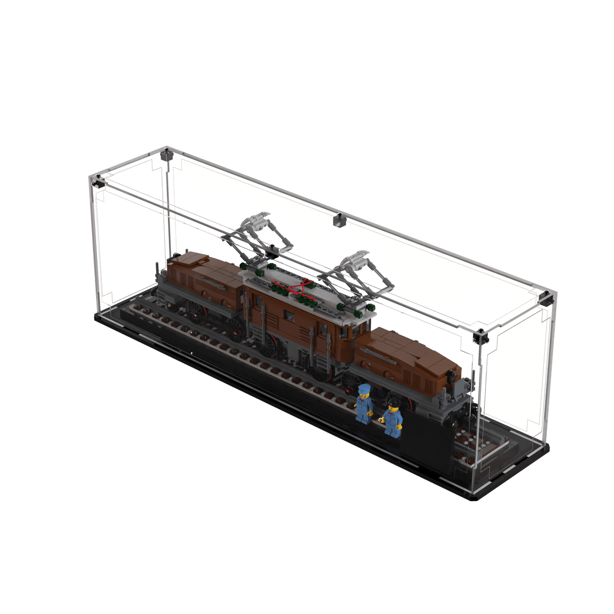 Display Case For LEGO® Creator Expert Crocodile Locomotive 10277