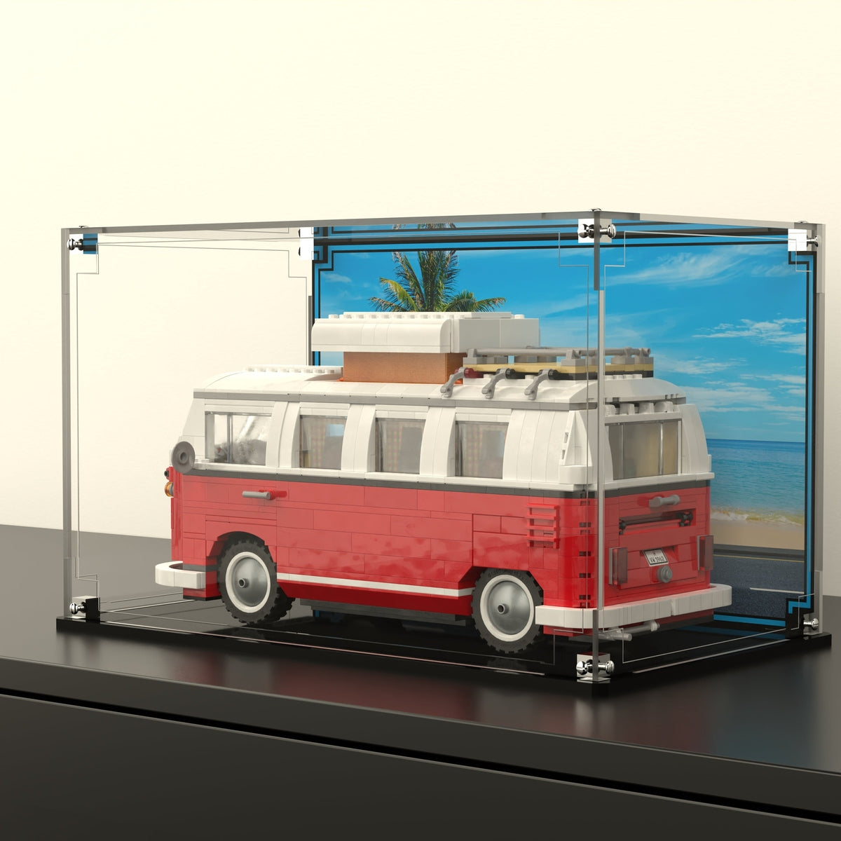 Display Case For LEGO® Creator Expert Volkswagen T1 Camper Van 10220