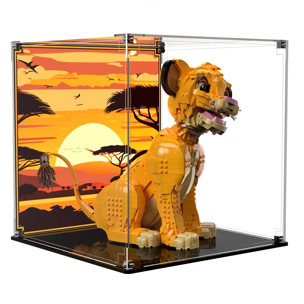 Display Case For LEGO® Disney Young Simba the Lion King 43247