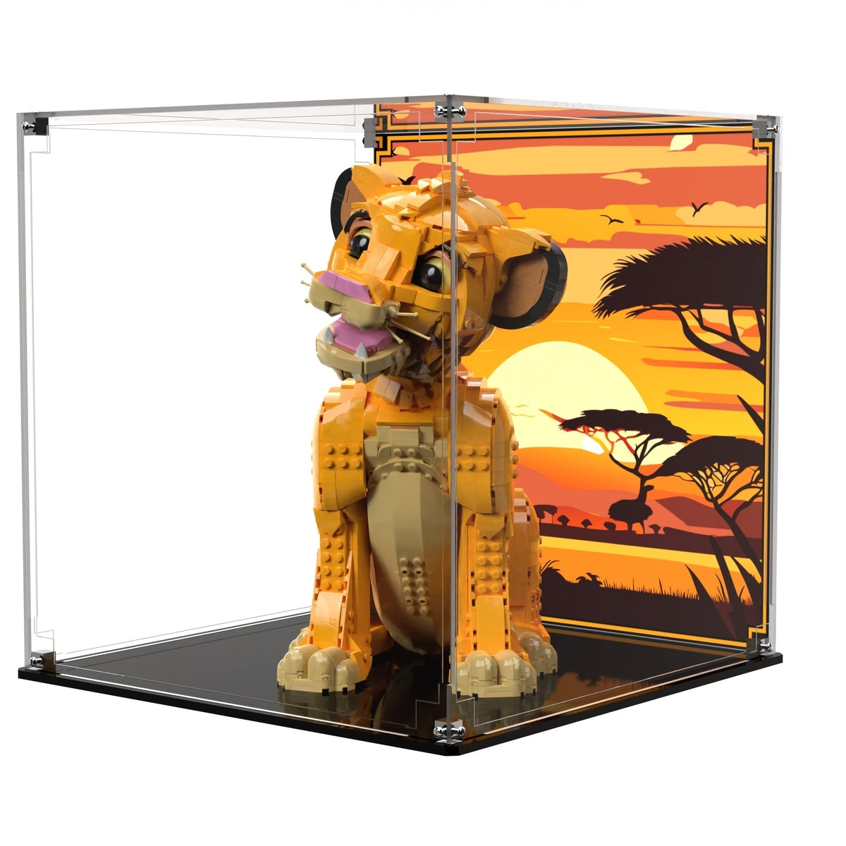 Display Case For LEGO® Disney Young Simba the Lion King 43247