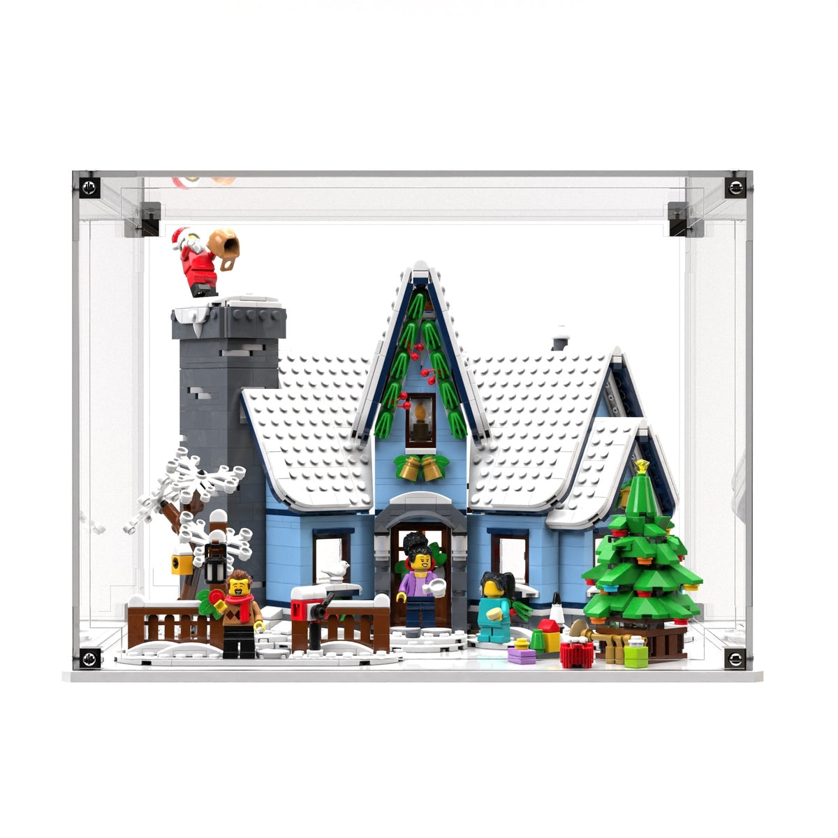 Display Case For LEGO® Icons Santa’s Visit 10293