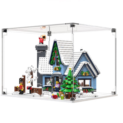 Display Case For LEGO® Icons Santa’s Visit 10293