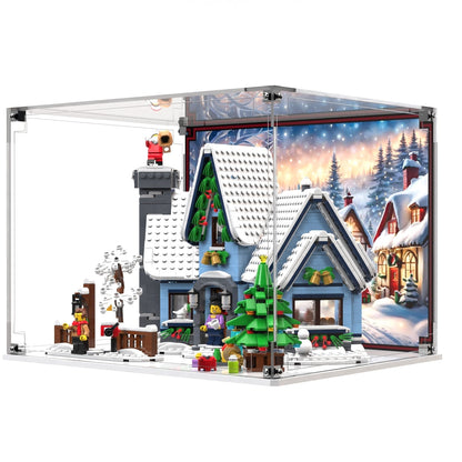 Display Case For LEGO® Icons Santa’s Visit 10293