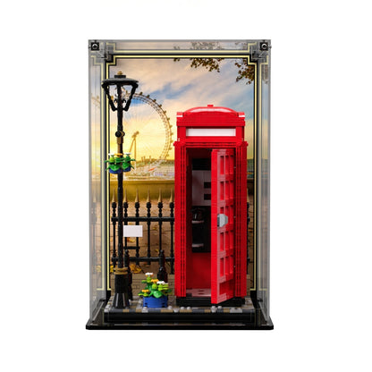 Display Case For LEGO® Ideas Red London Telephone Box 21347