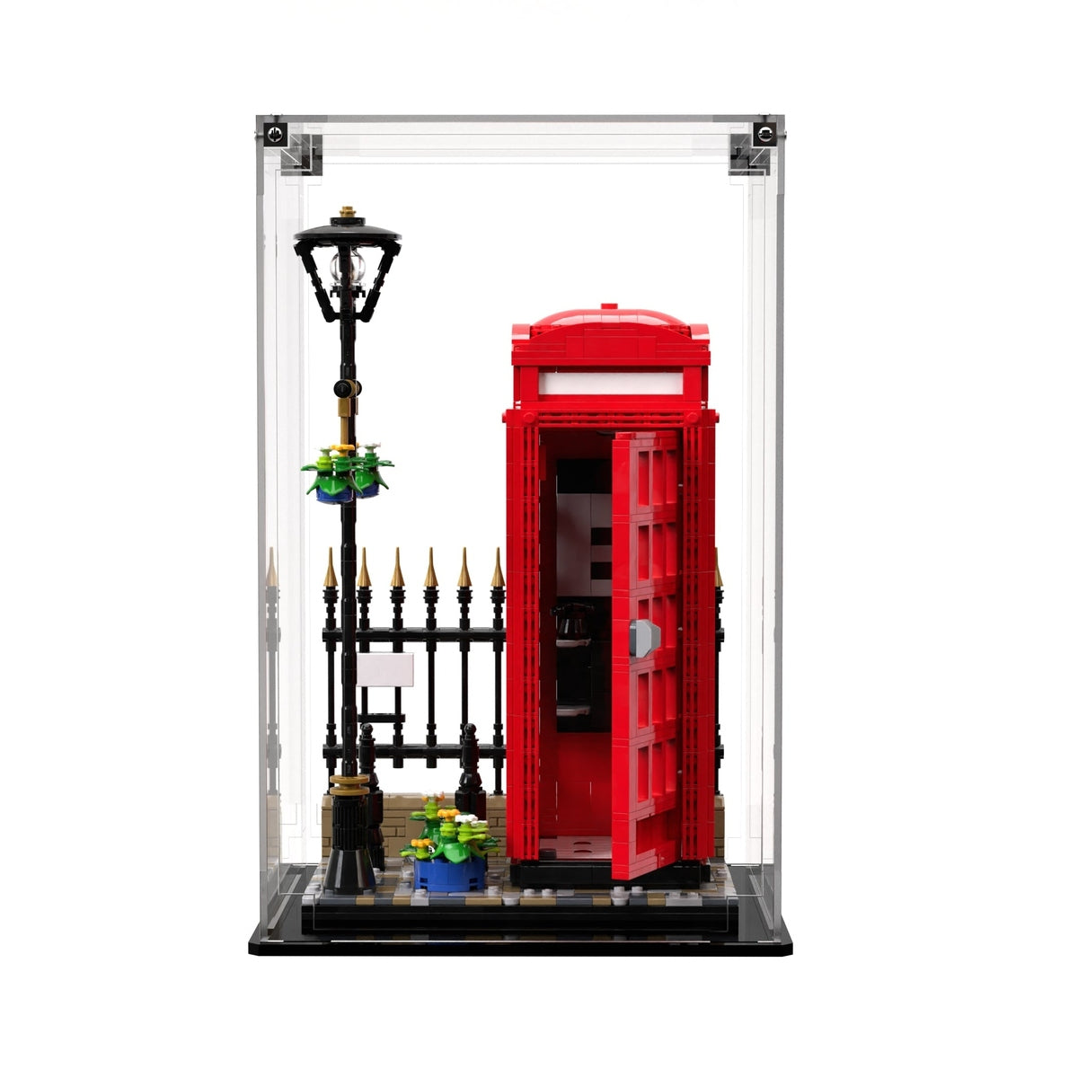 Display Case For LEGO® Ideas Red London Telephone Box 21347