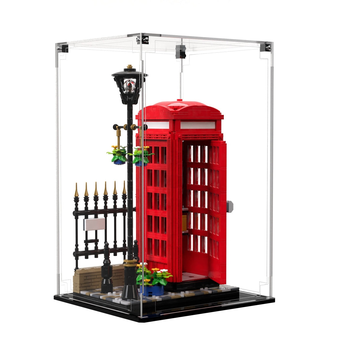 Display Case For LEGO® Ideas Red London Telephone Box 21347