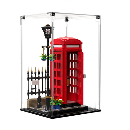 Display Case For LEGO® Ideas Red London Telephone Box 21347