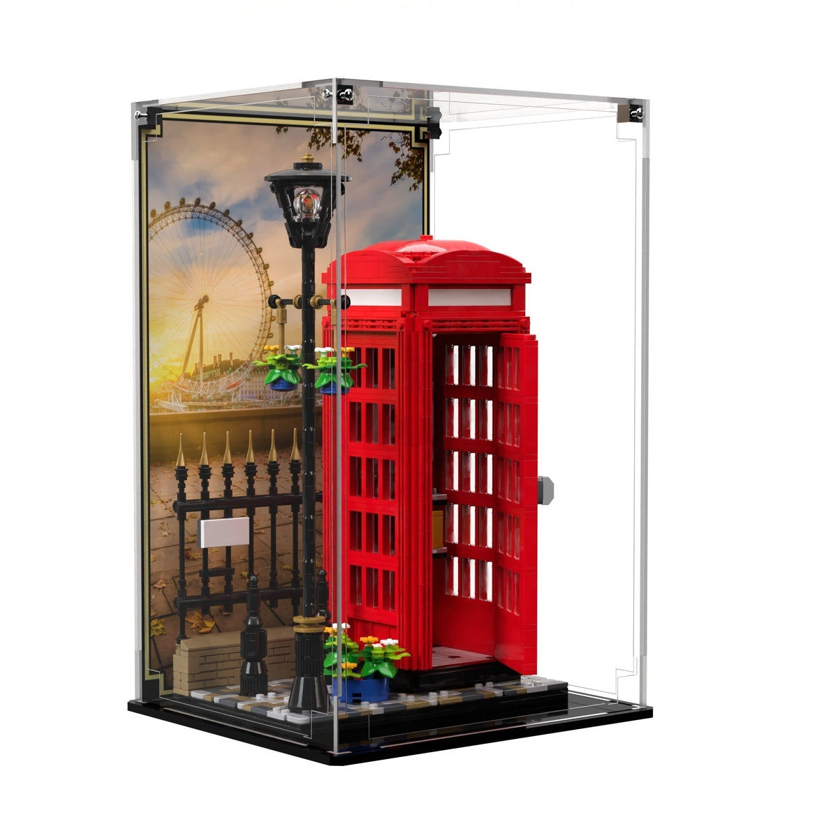 Display Case For LEGO® Ideas Red London Telephone Box 21347