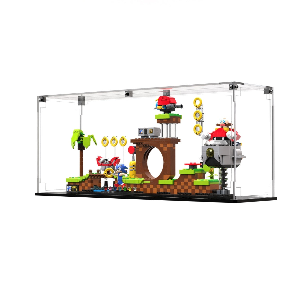 Display Case For LEGO® Ideas Sonic the Hedgehog™ – Green Hill Zone 21331