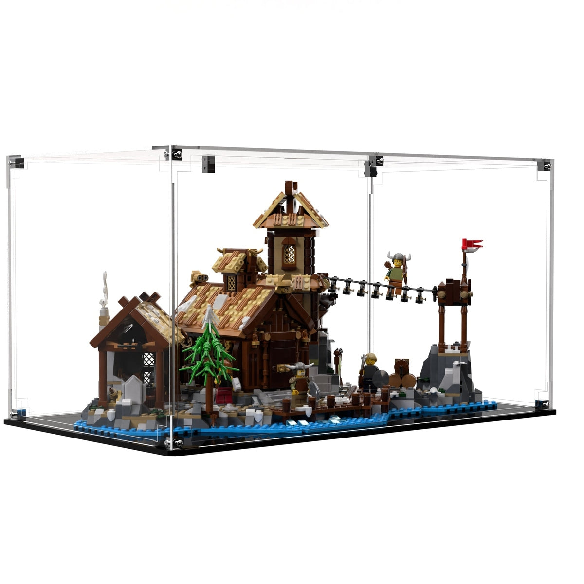 Display Case For LEGO® Ideas Viking Village 21343