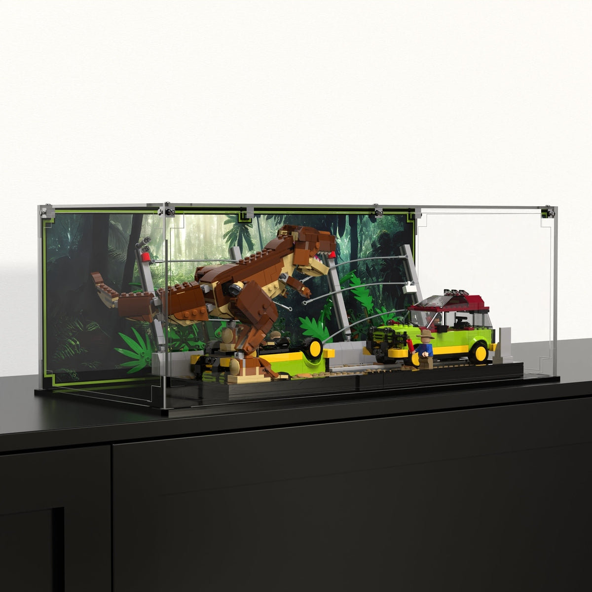 Display Case For LEGO® Jurassic Park T. Rex Breakout 76956