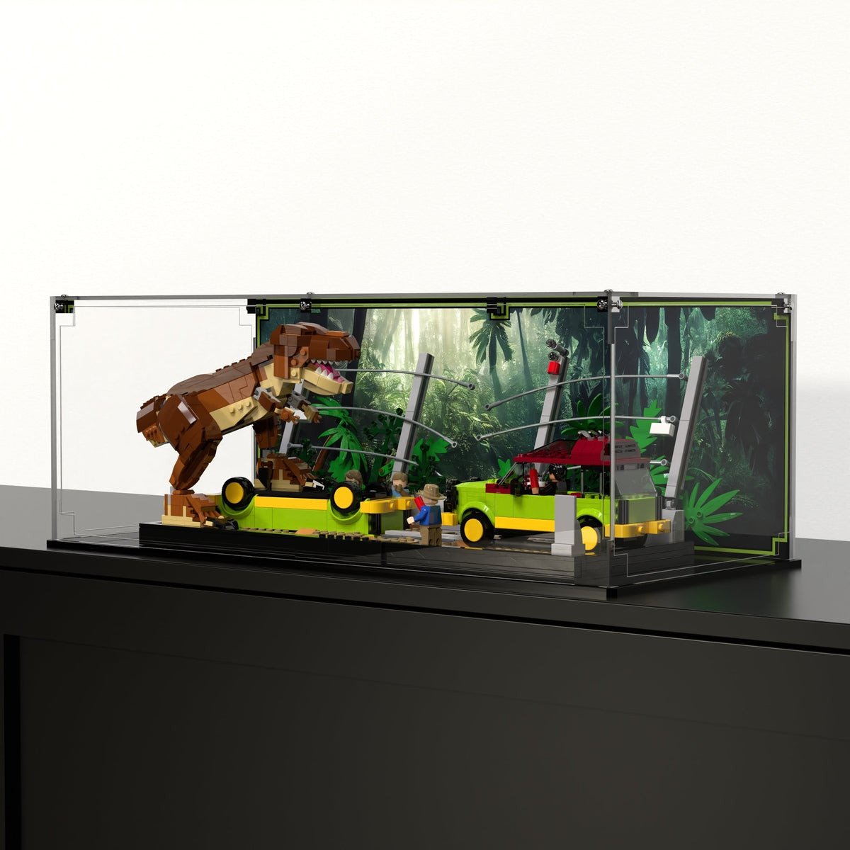 Display Case For LEGO® Jurassic Park T. Rex Breakout 76956