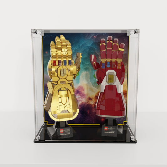 Display Case For LEGO® Marvel Avengers Nano + Infinity Gauntlet 76223 76191