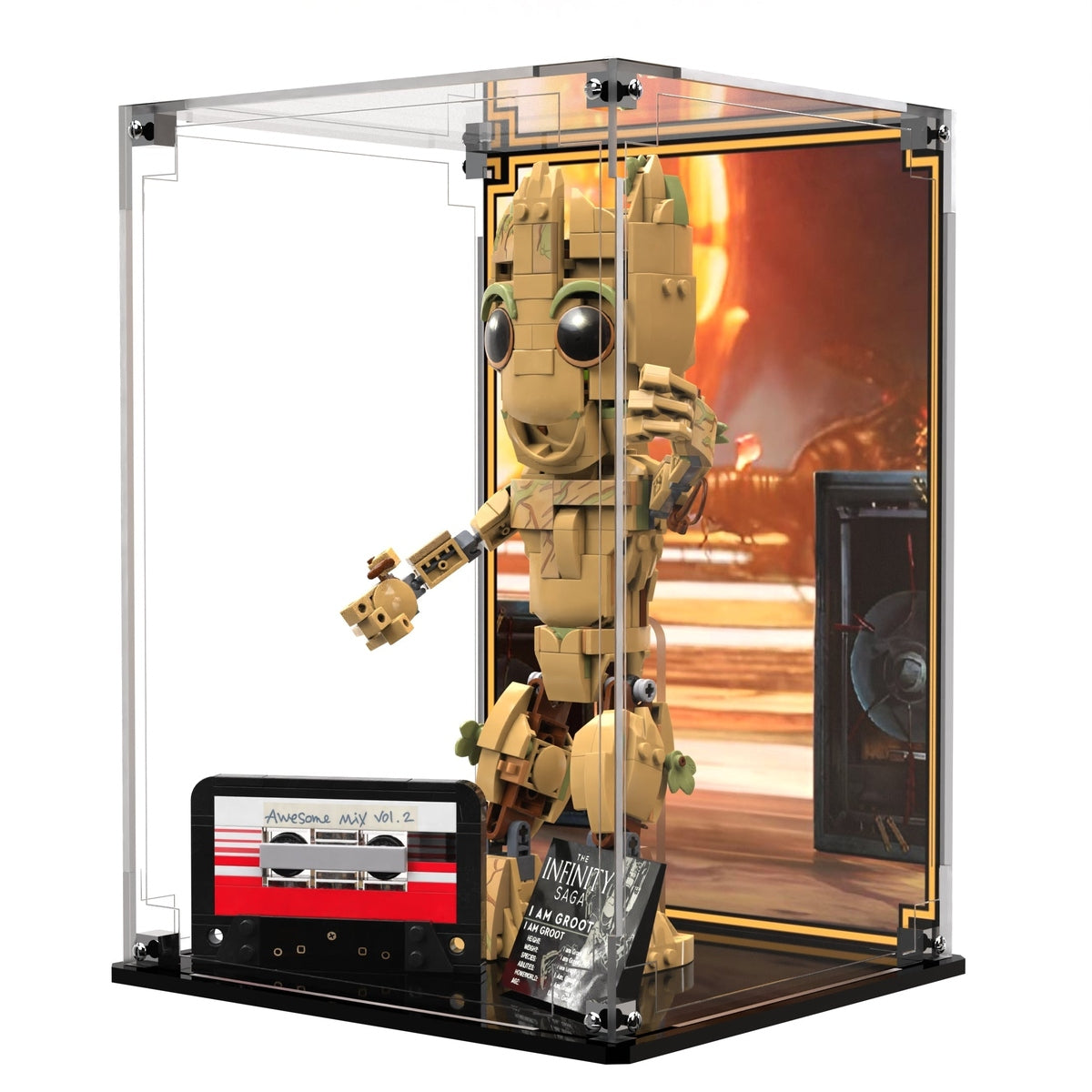 Display Case For LEGO® Marvel I am Groot 76217