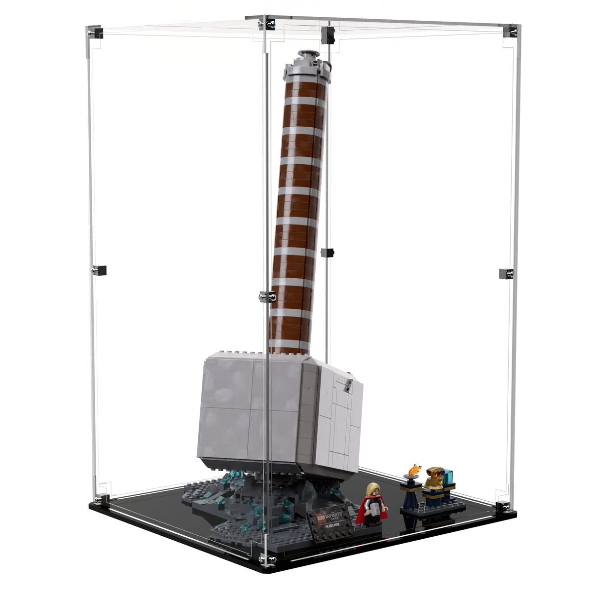 Display Case For LEGO® Marvel Thor's Hammer 76209