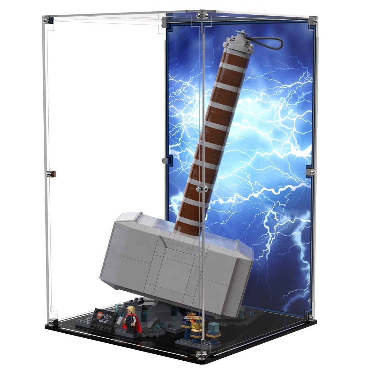 Display Case For LEGO® Marvel Thor's Hammer 76209