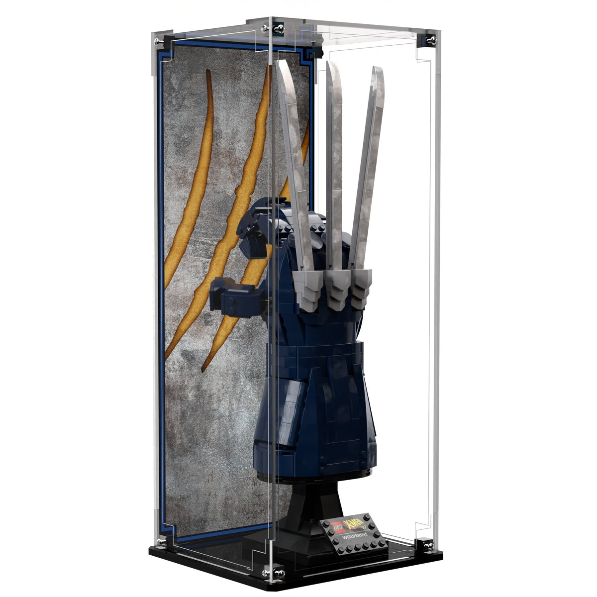 Display Case For LEGO® Marvel Wolverine's Adamantium Claws 76250