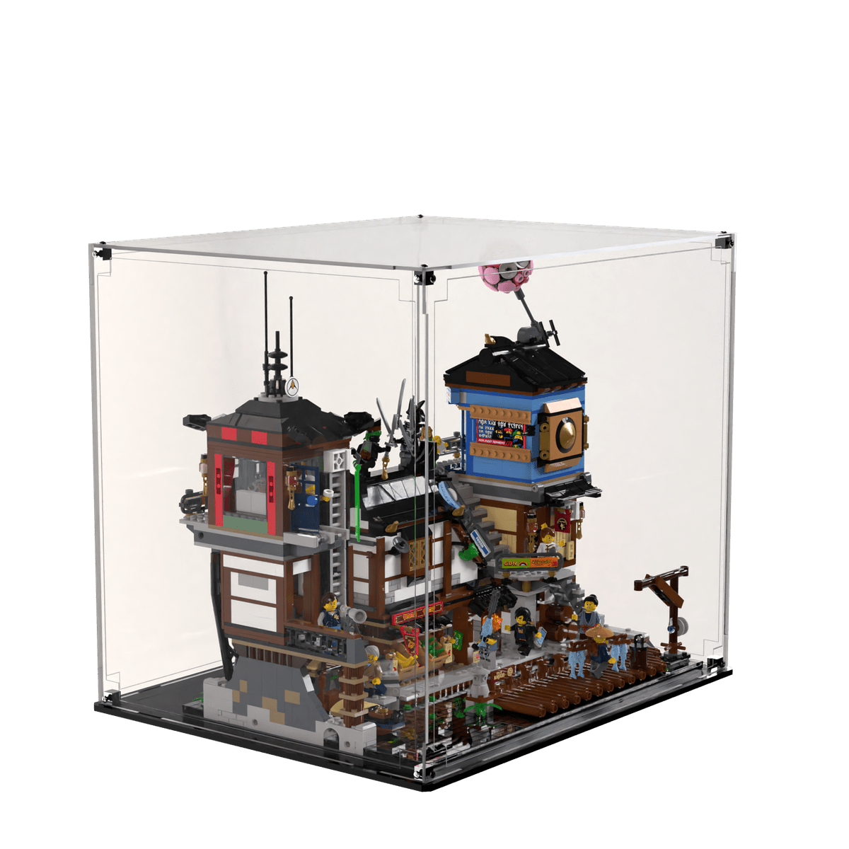 Display Case For LEGO® NINJAGO® City Docks 70657