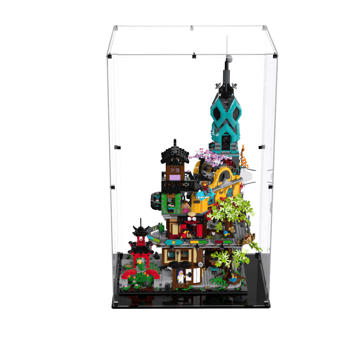 Display Case For LEGO® NINJAGO® City Gardens 71741