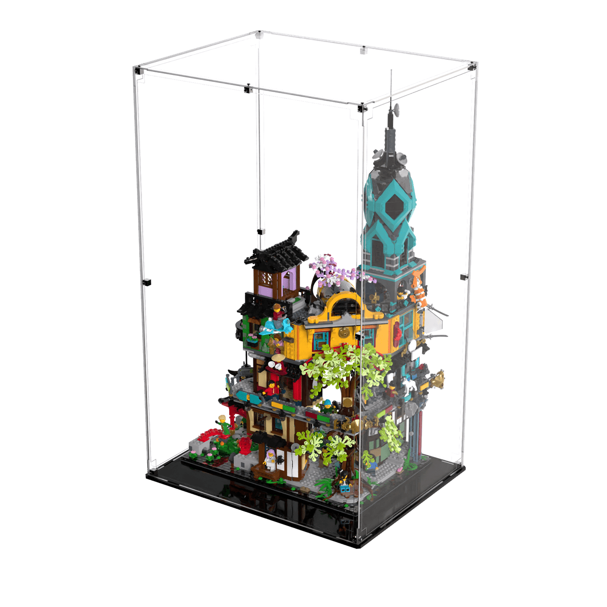 Display Case For LEGO® NINJAGO® City Gardens 71741