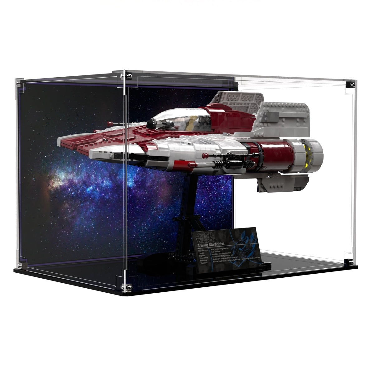 Display Case For LEGO® Star Wars™ A-wing Starfighter™ 75275