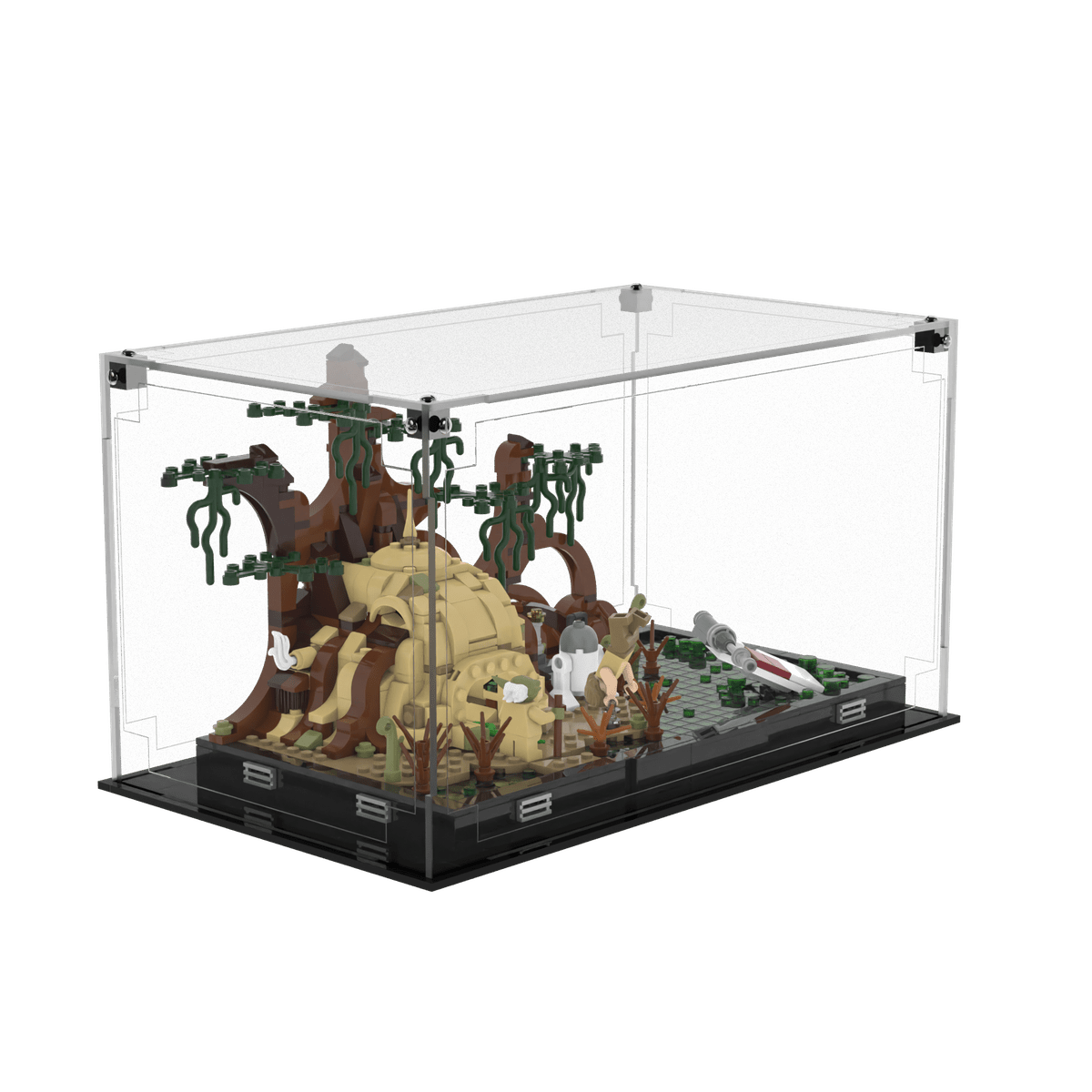 Display Case For LEGO® Star Wars™ Dagobah™ Jedi™ Training Diorama 75330