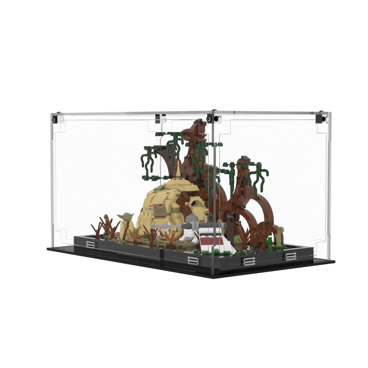 Display Case For LEGO® Star Wars™ Dagobah™ Jedi™ Training Diorama 75330