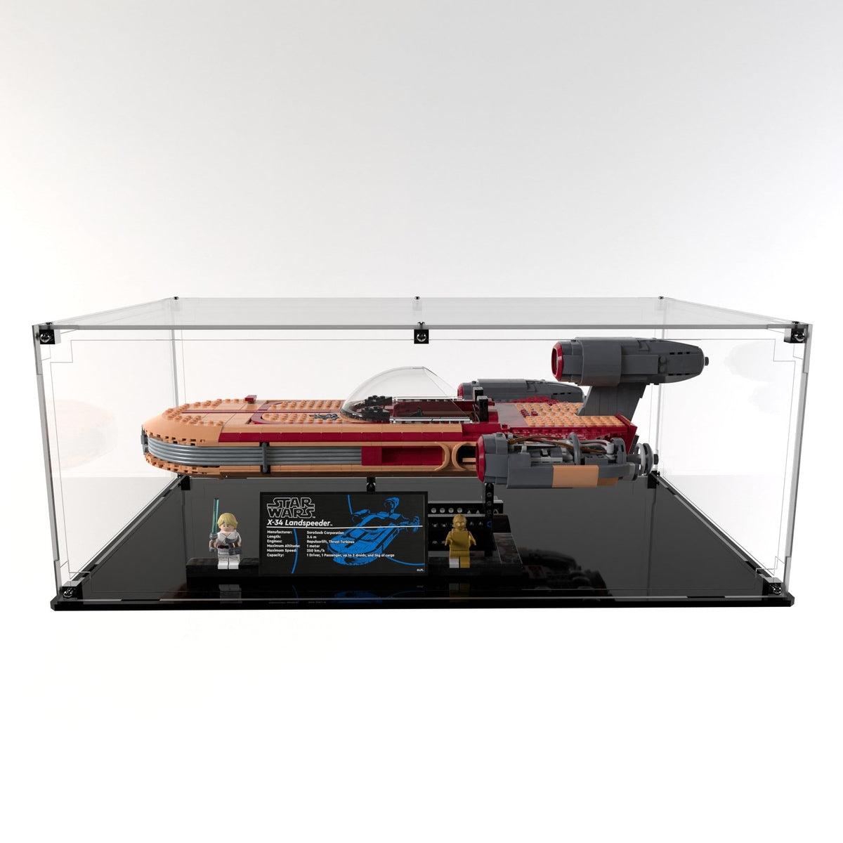 Display Case For LEGO® Star Wars™ Luke Skywalker’s Landspeeder™ 75341