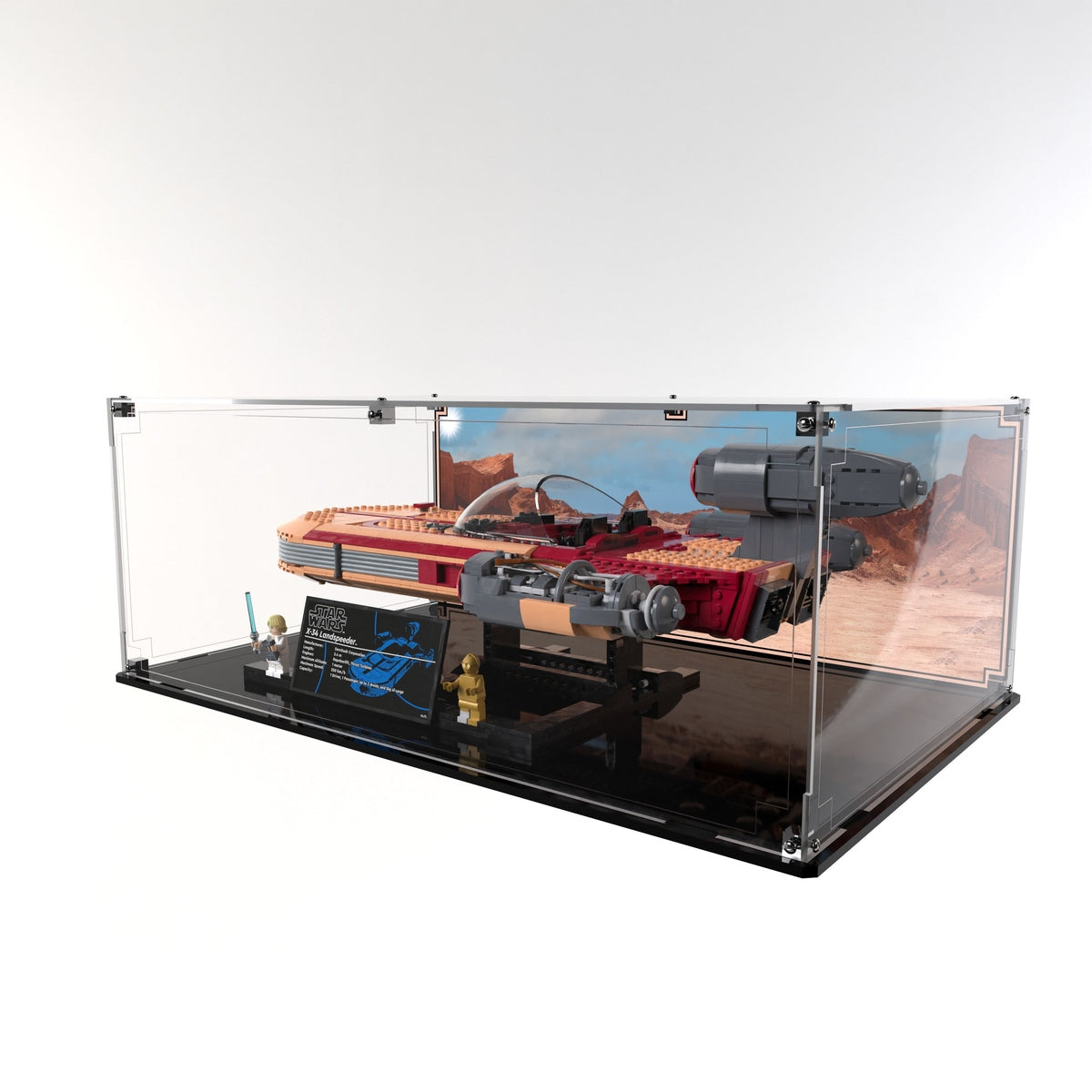 Display Case For LEGO® Star Wars™ Luke Skywalker’s Landspeeder™ 75341