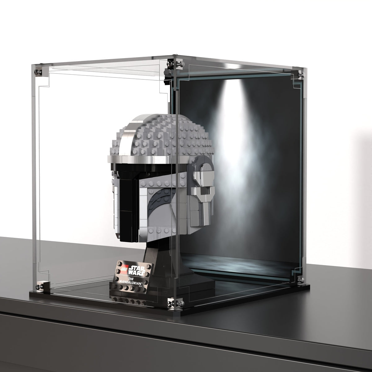 Display Case For LEGO® Star Wars™ The Mandalorian™ Helmet 75328