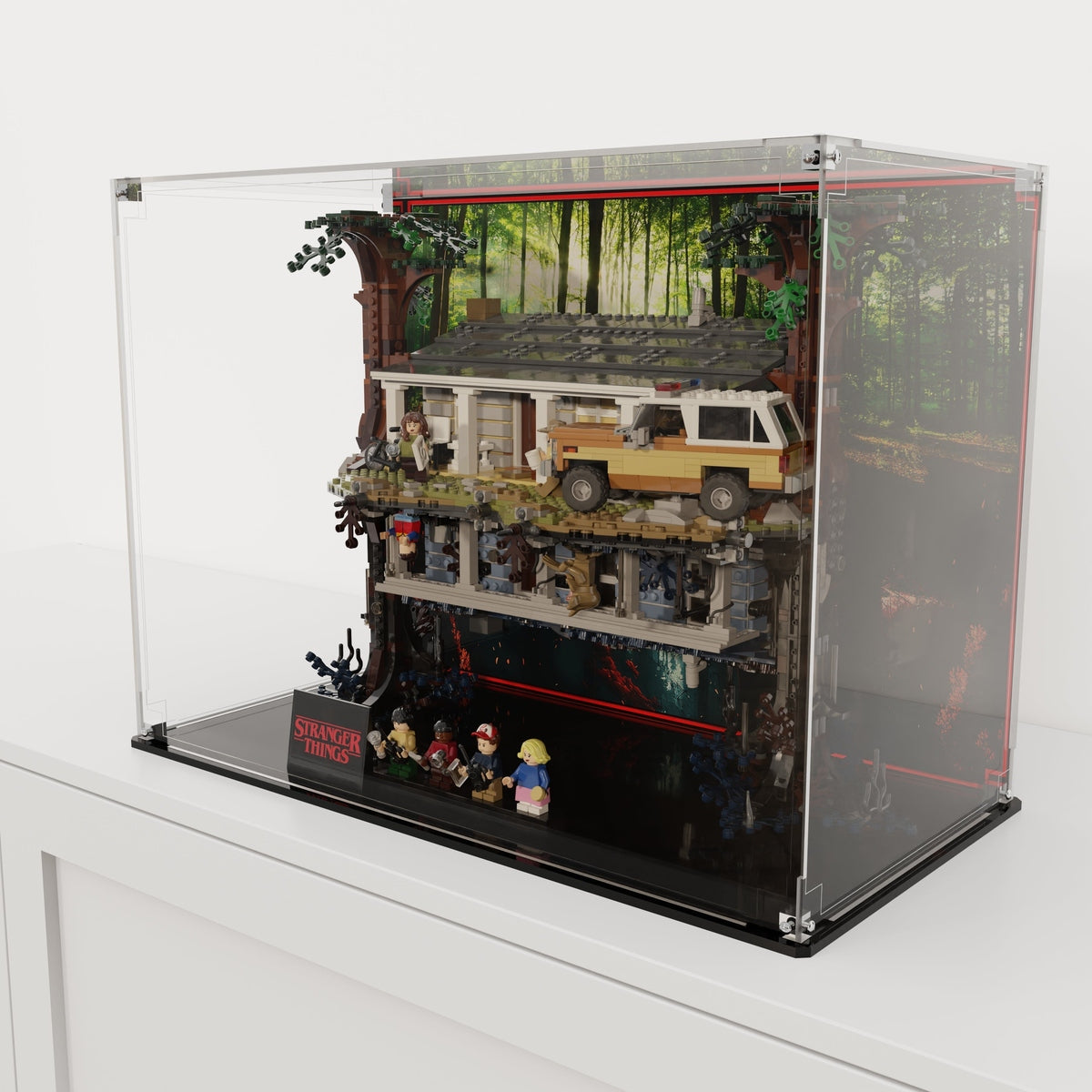 Display Case For LEGO® Stranger Things The Upside Down 75810