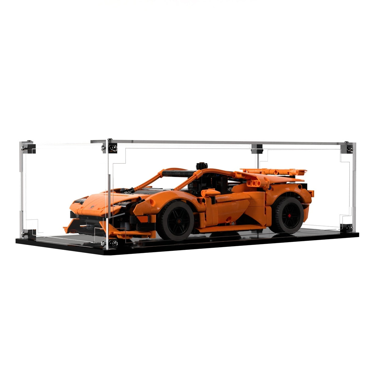 Display Case For LEGO® Technic Lamborghini Huracán Tecnica Orange 42196