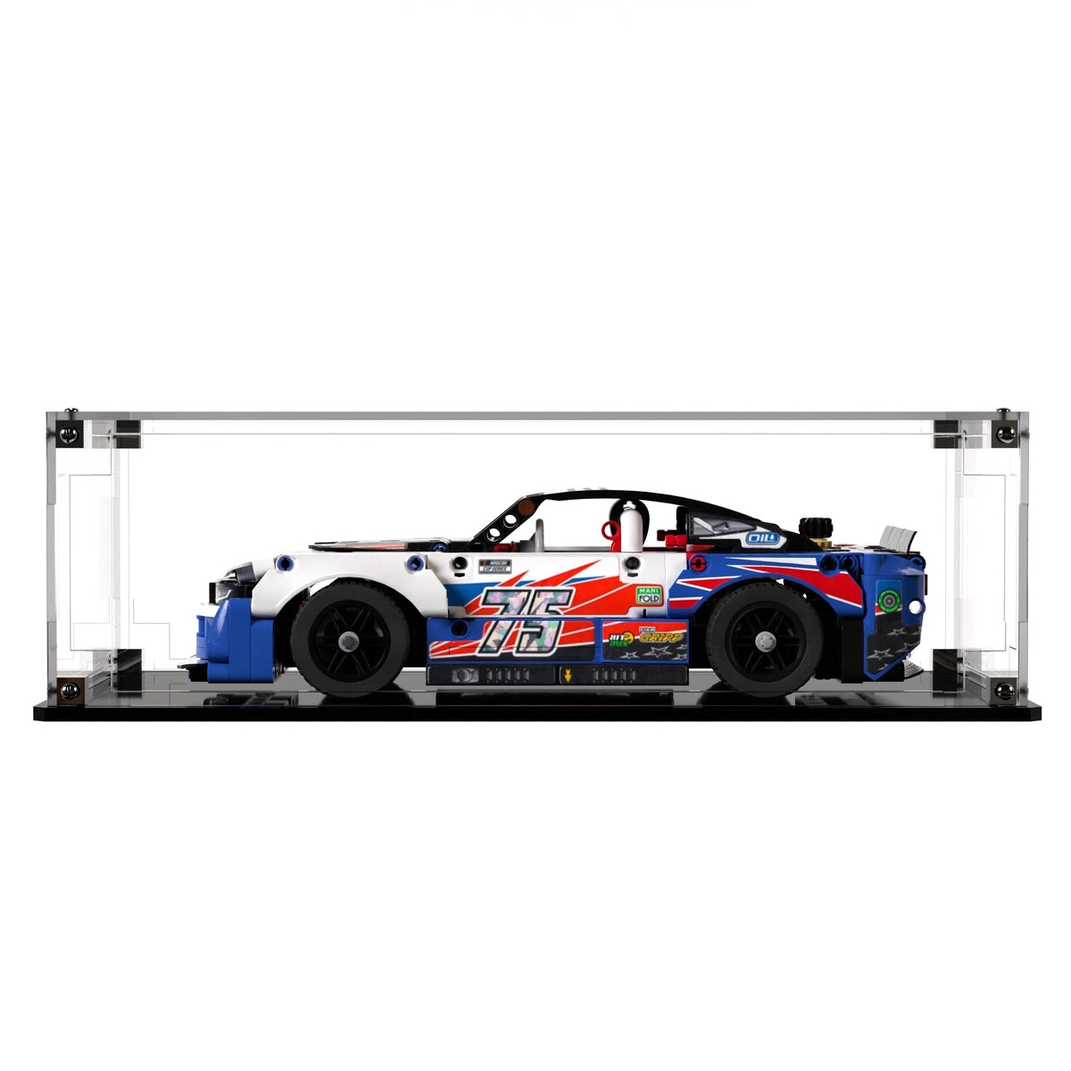 Display Case For LEGO® Technic NASCAR® Next Gen Chevrolet Camaro ZL1 42153