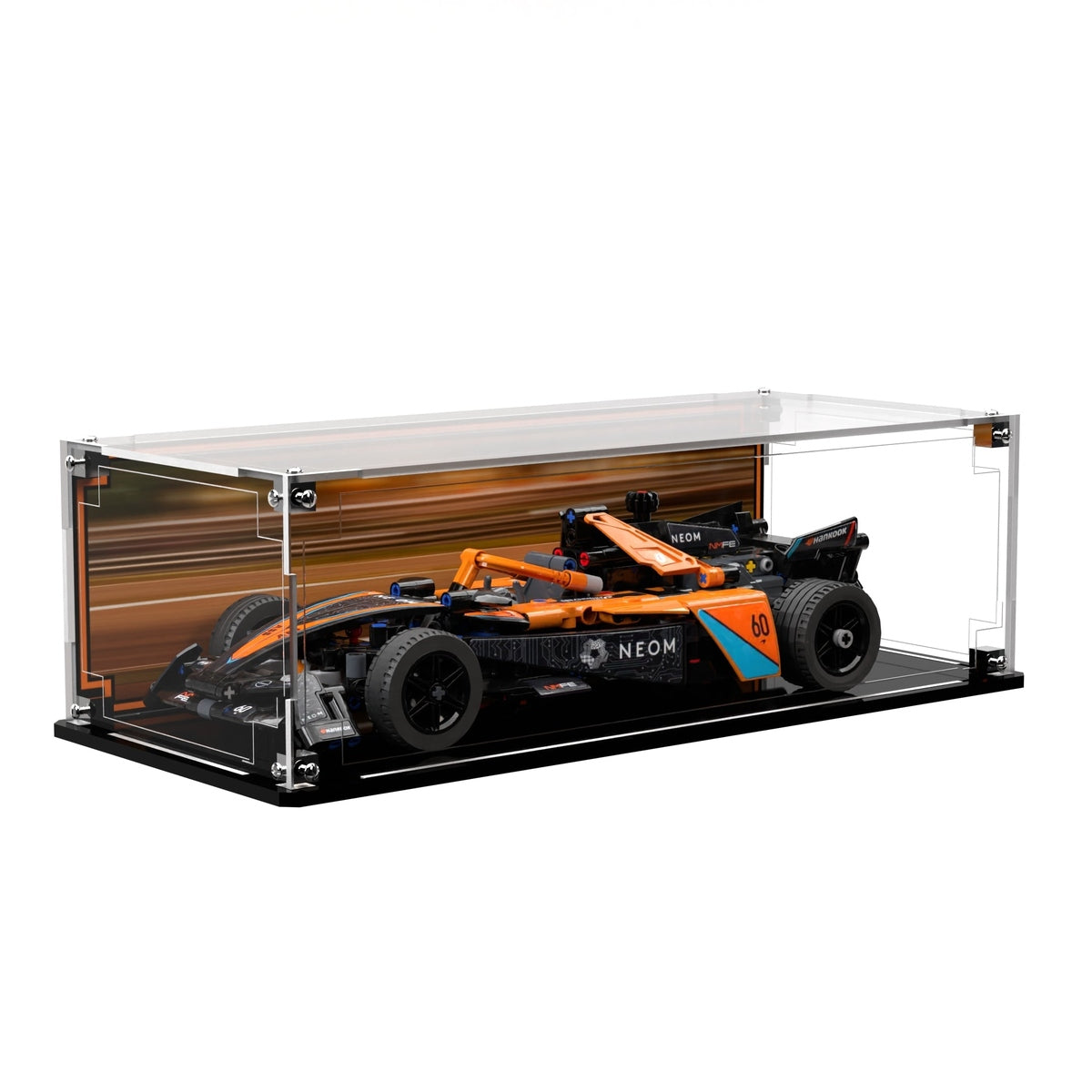 Display Case For LEGO® Technic NEOM McLaren Formula E Race Car 42169