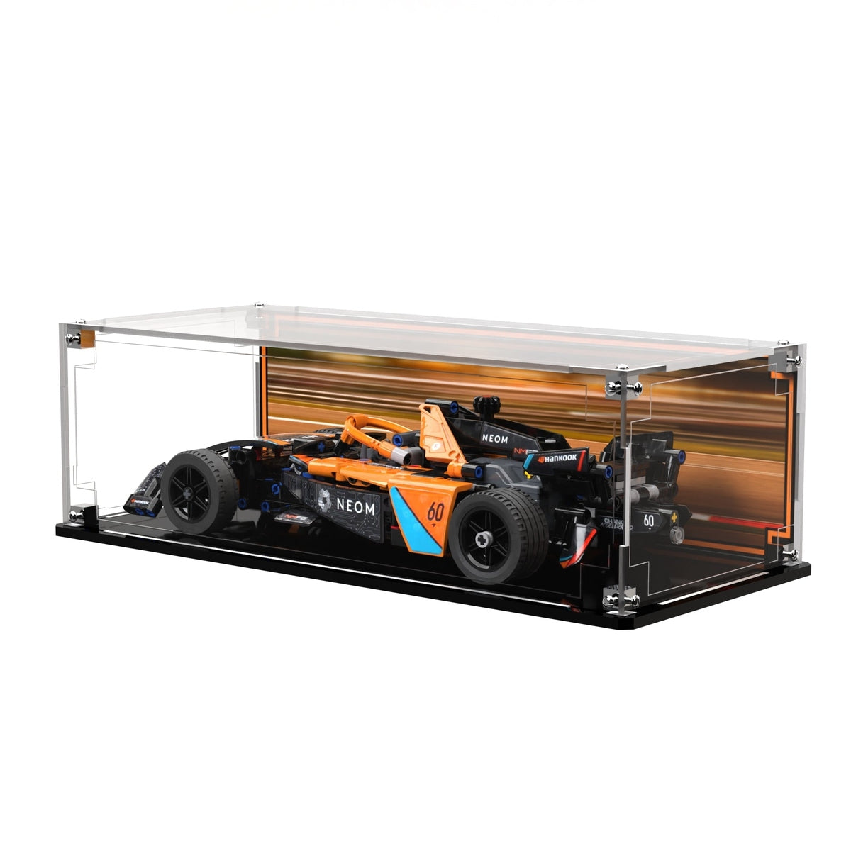 Display Case For LEGO® Technic NEOM McLaren Formula E Race Car 42169