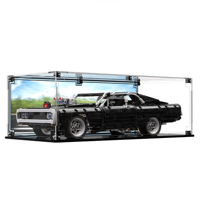 Display Case For LEGO® Technics Fast and Furious Dom's Dodge Charger 42111