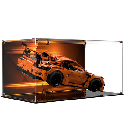 Display Case and Stand For LEGO® Technics Porsche 911 GT3 RS 42056