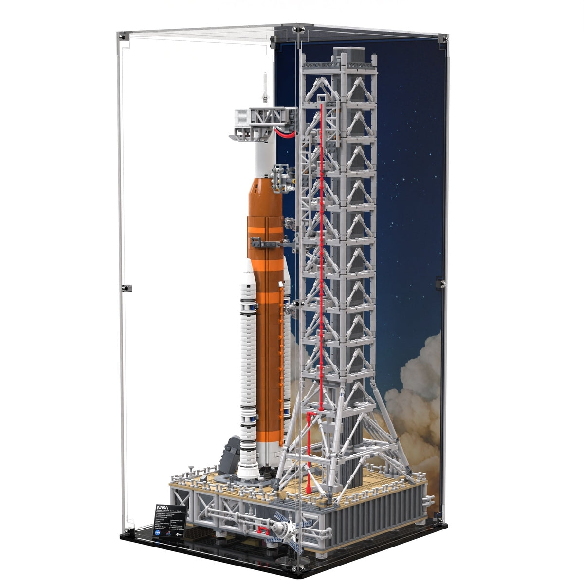 Display Case for LEGO® Icons NASA Artemis Space Launch System 10341