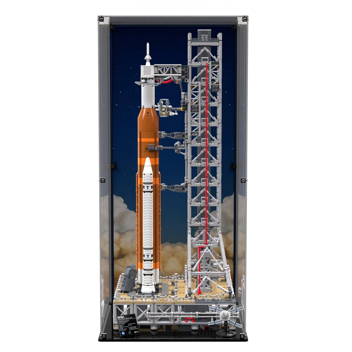 Display Case for LEGO® Icons NASA Artemis Space Launch System 10341