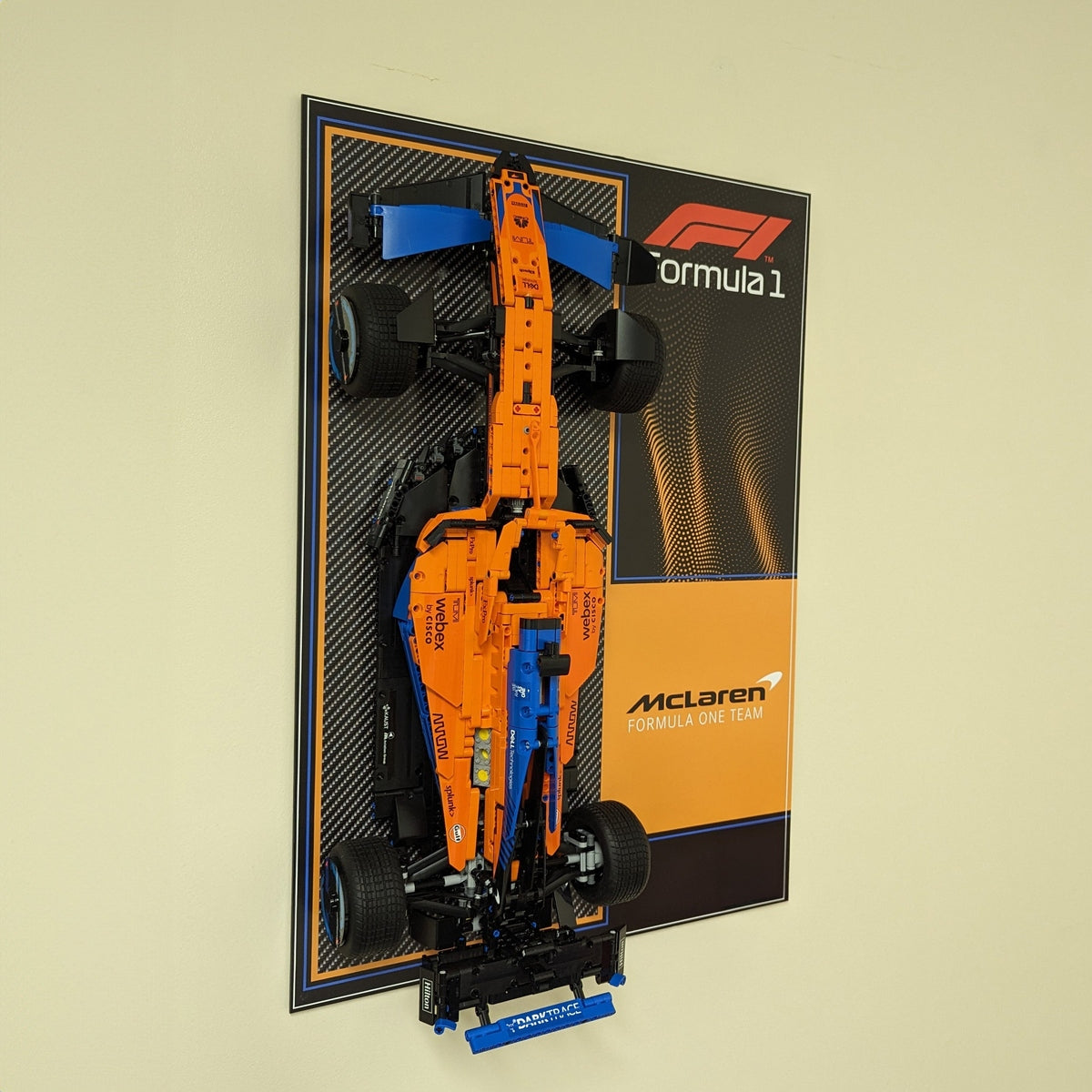 Wall Display Panel For LEGO® McLaren Formula 1™ Race Car 42141