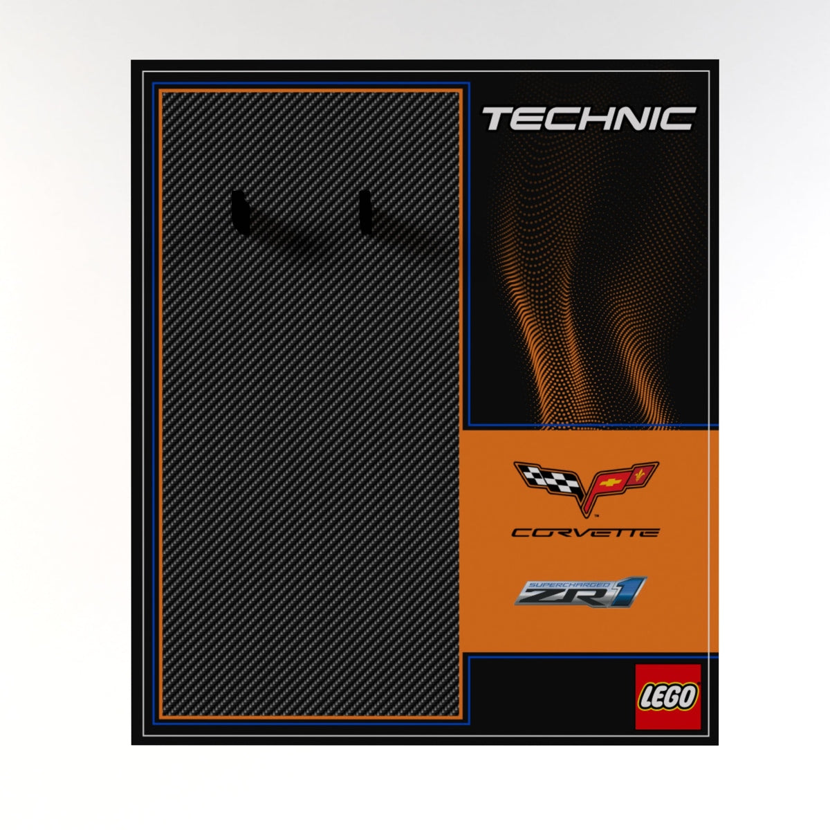 Wall Display Panel For LEGO® Technic Chevrolet Corvette ZR1 42093