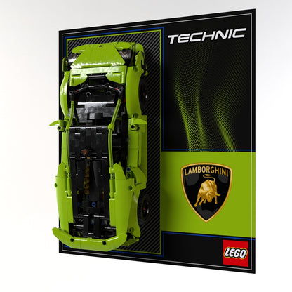 Wall Display Panel For LEGO® Technic Lamborghini Huracán Tecnica 42161