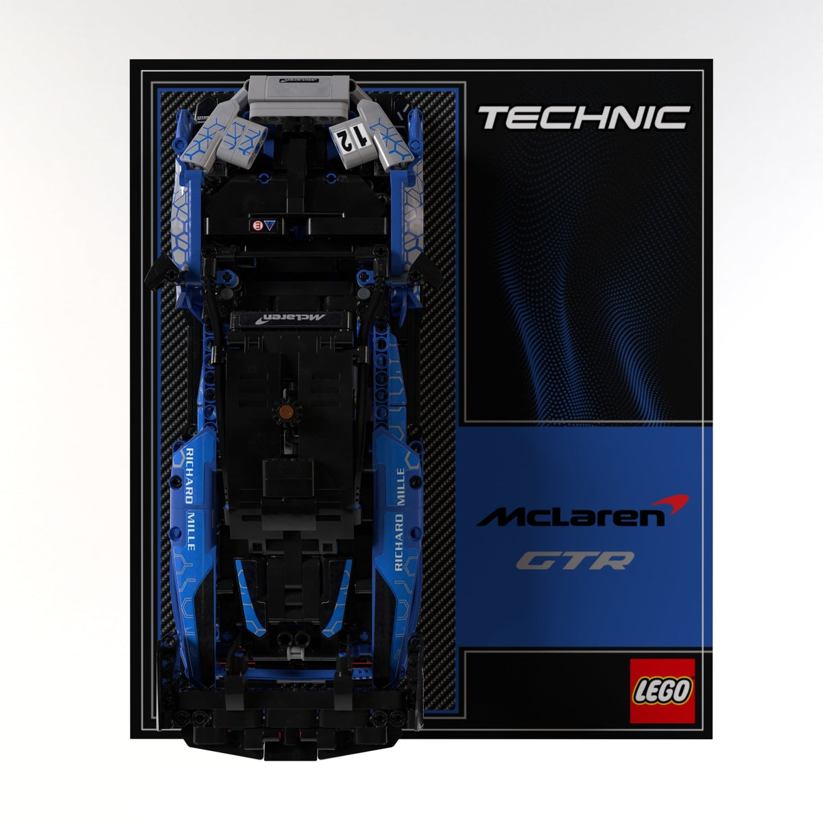 Wall Display Panel For LEGO® Technic McLaren Senna GTR™ 42123